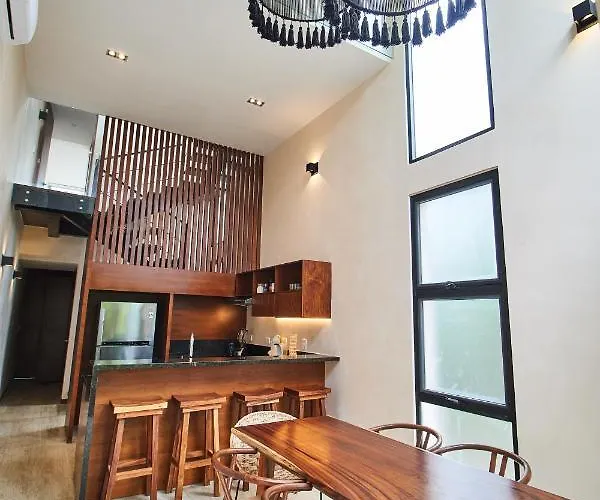 Apartamento Private Pool And Rooftop In Aldea Zama, 24 7 Security In A Gated Community 15 Tulum